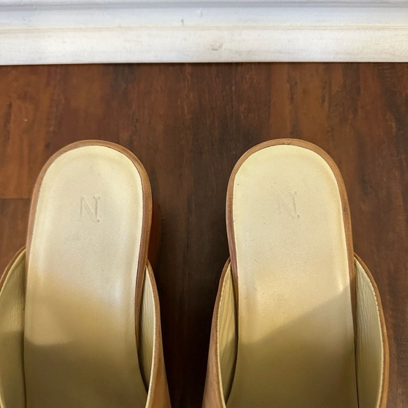 NISOLO Open-Toe Paloma Mules Heeled Sandals in Sand - Picture 10 of 14